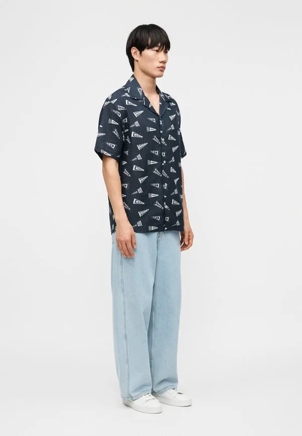 Рубашка рубашка Emporio Armani, Club Ea Blue/White — фото 4