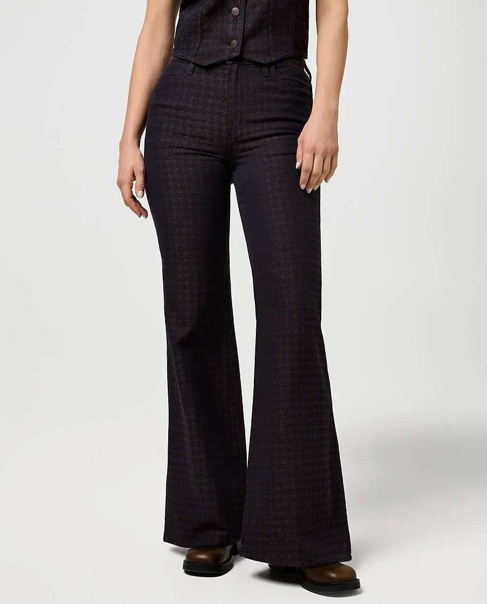 

Женские расклешенные брюки Wrangler, черный