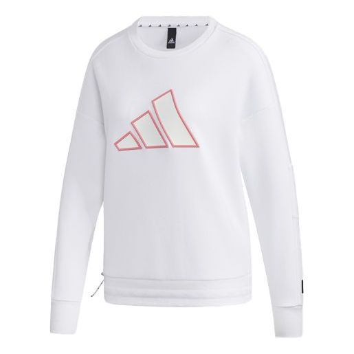 

Худи (WMNS) adidas Str Sweat Loose Athleisure Casual Sports Round Neck Pullover Knit White Hoodie