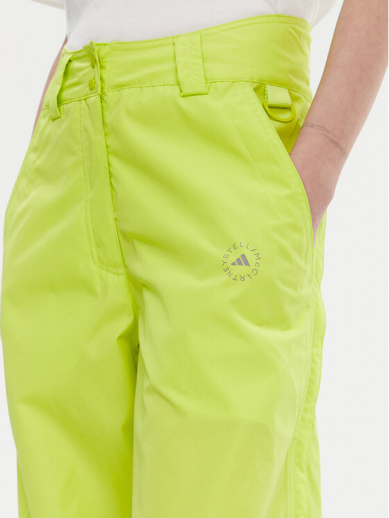 Свободные спортивные штаны Stella McCartney Woven JG5783 Adidas By Stella Mccartney, зеленый — фото 4