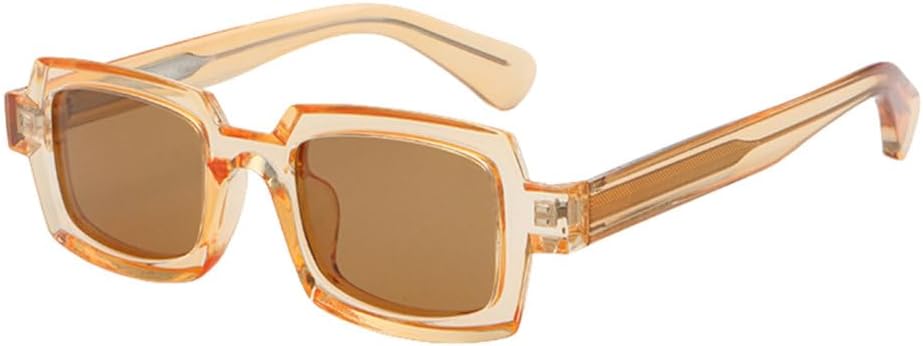 

Солнцезащитные очки MUTYNE в ретро-стиле, квадратная оправа, для мужчин, солнцезащитные очки из ацетата для женщин, защита от УФ-излучения UV400, черные и зеленые, Light Brown