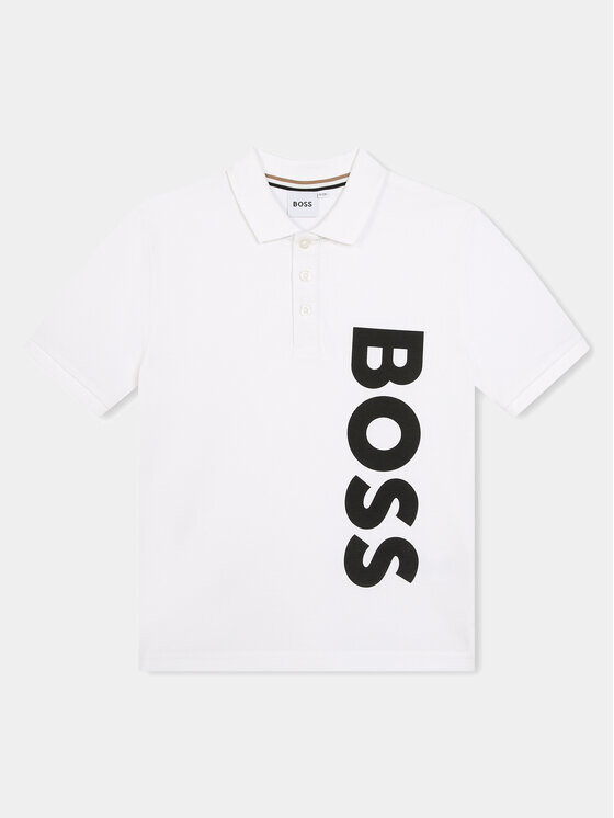 

Рубашка поло стандартного кроя Boss, белый