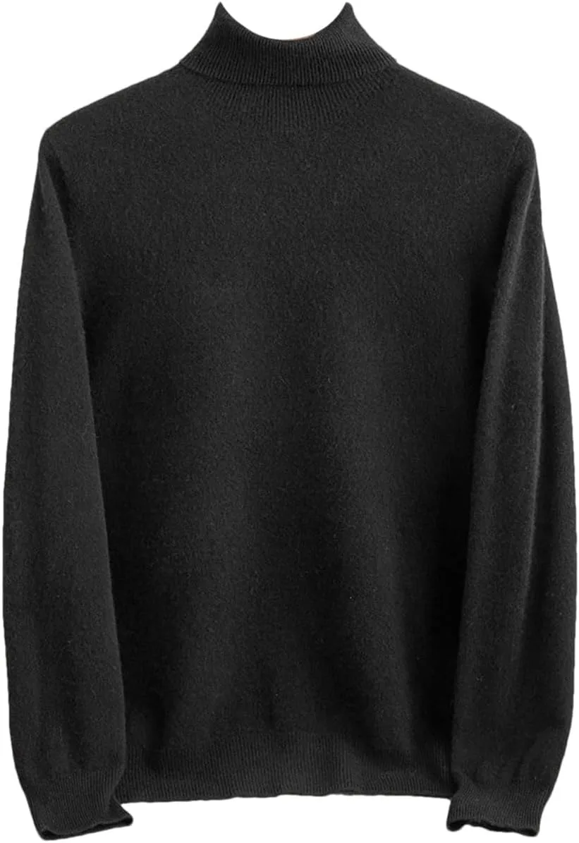 

Мужской свитер из 100% мериносовой шерсти с высоким воротником