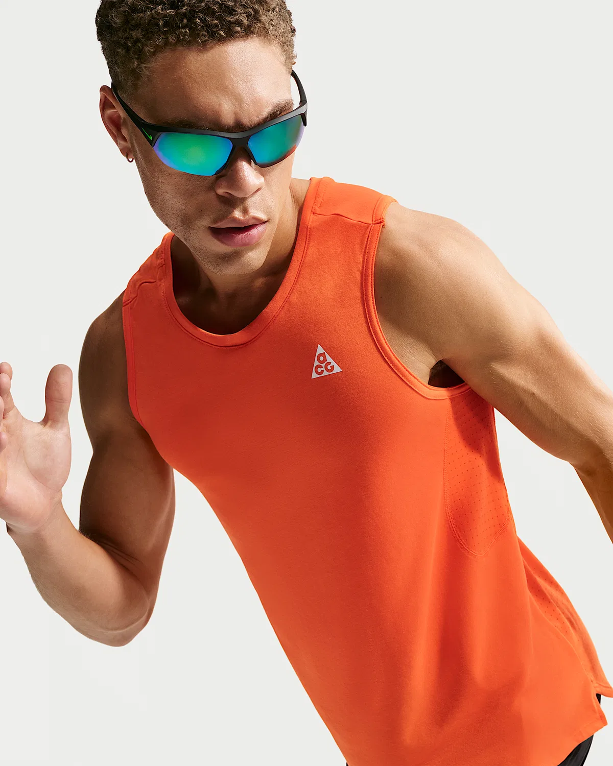 Мужской топ Nike ACG "Solar Chase" Dri-FIT ADV, Safety Orange/Safety Orange/Summit White — фото 3