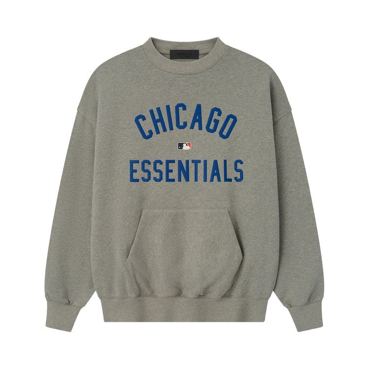 

Свитер Fear of God Essentials Cubs Sport Crewneck, Concrete Heather