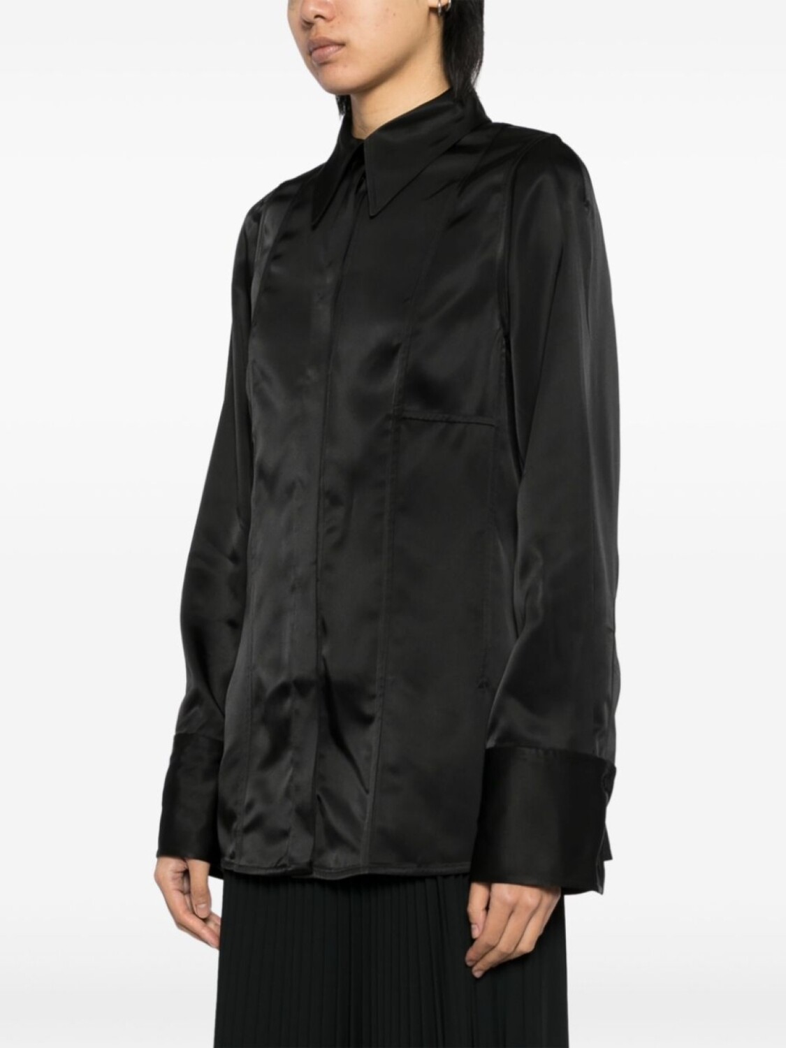 Рубашка с длинными рукавами Jil Sander, черный — фото 3