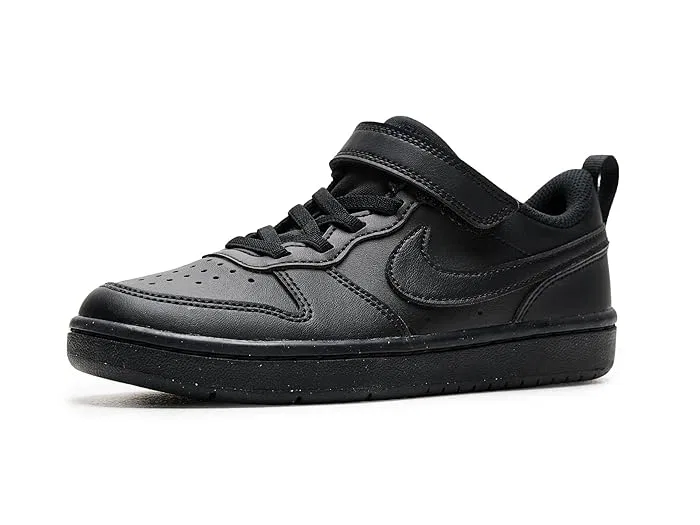Кроссовки Nike Court Borough Low Recraft, Black/Black/Black — фото 2