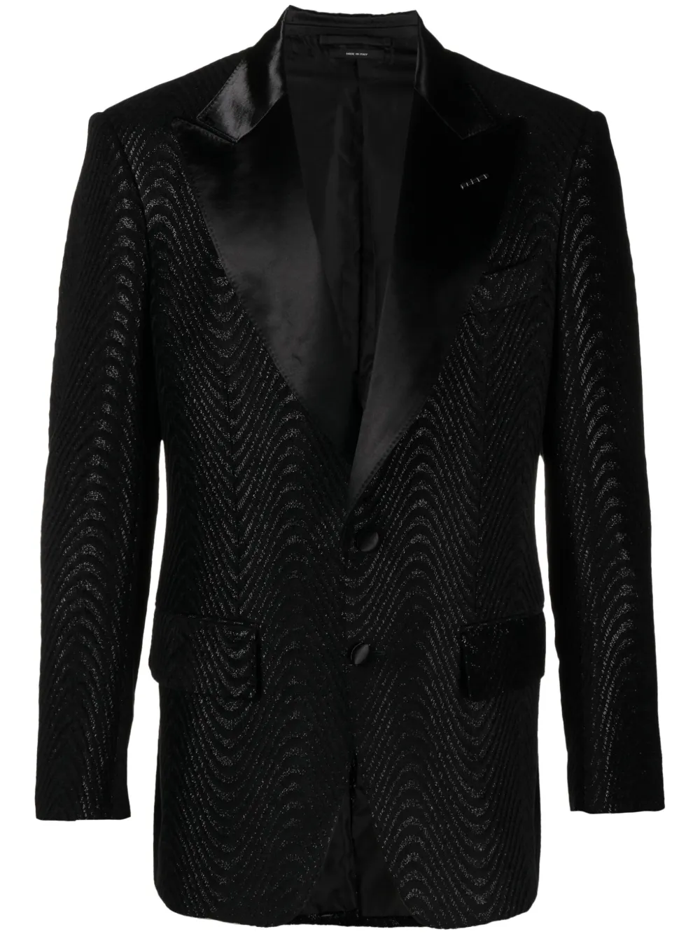

Жаккардовый пиджак Atticus TOM FORD, черный