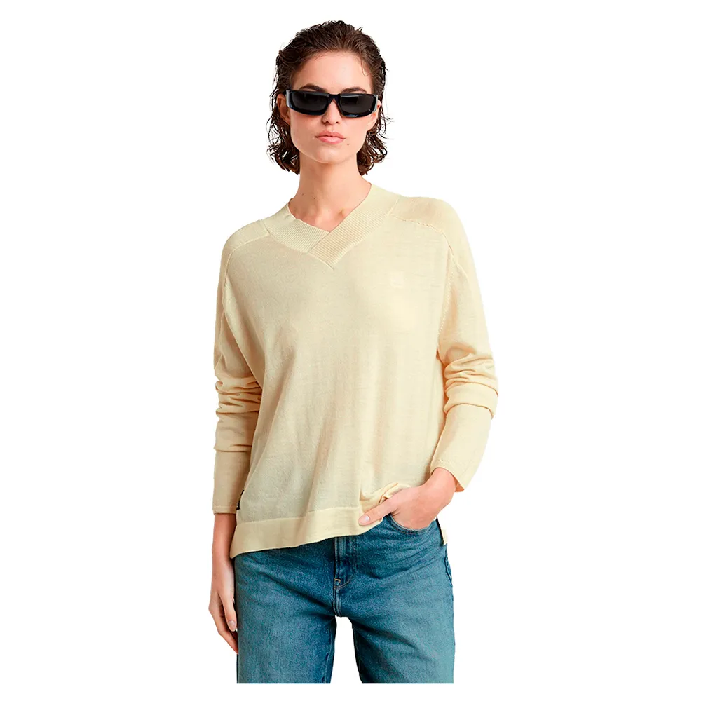 

Свитер G-Star D25225-D847 v neck, желтый/бежевый