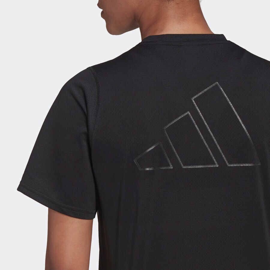 Спортивная футболка ADIDAS SPORTSWEAR Performance Run Icons, черный — фото 3