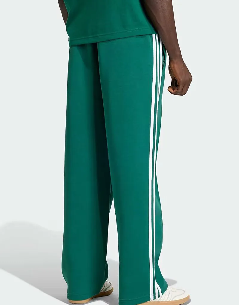 Спортивные брюки Adidas Originals Adicolor spacer baggy в цвете "колледжский зеленый" — фото 2