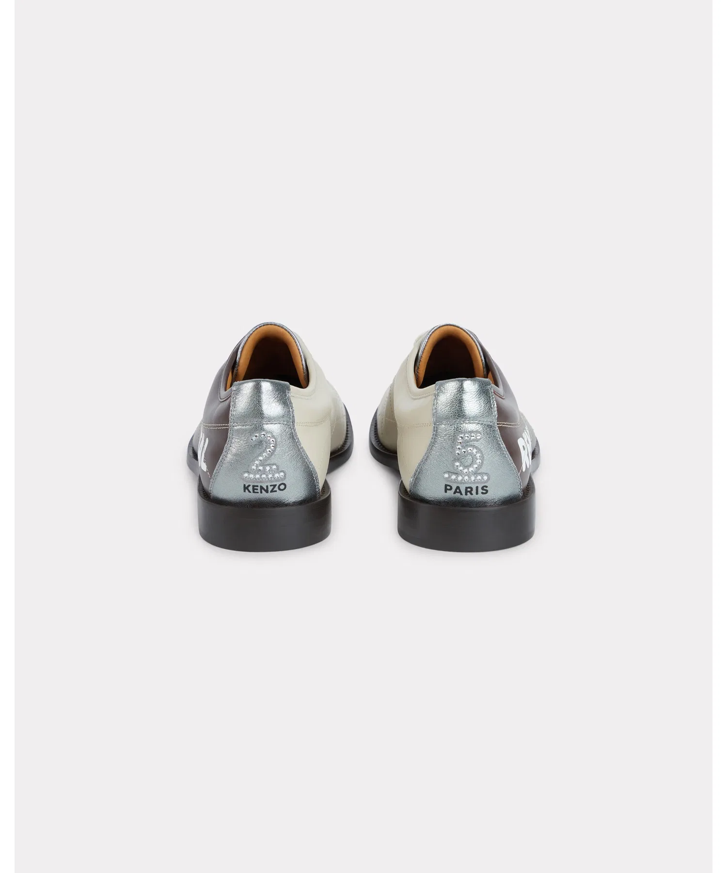 Мужские кожаные ботинки KENZO Striker Leather Bowling Derby — фото 3