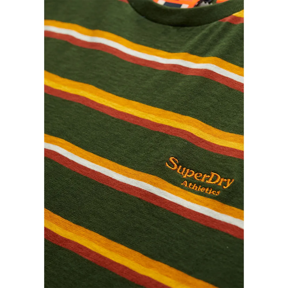 Футболка с коротким рукавом Superdry Essential Stripe, зеленый — фото 2