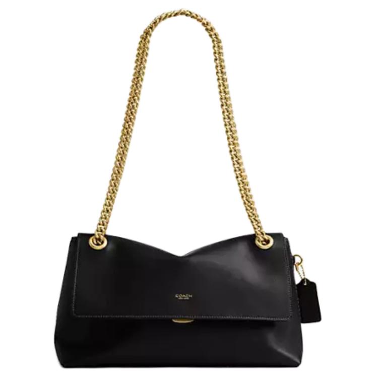 

COACH Челси кожаная сумка через плечо, большая кроссбоди женская black
