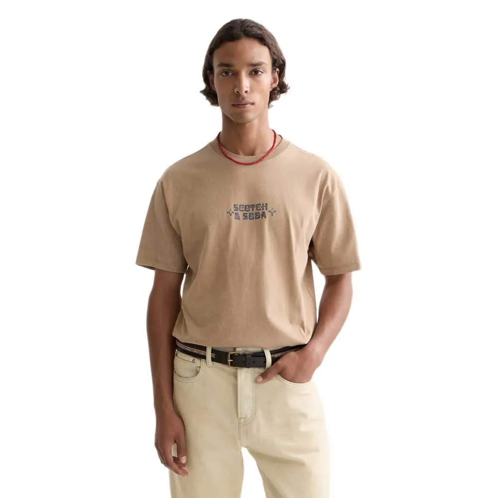 

Футболка с коротким рукавом Scotch & Soda 183198, бежевый