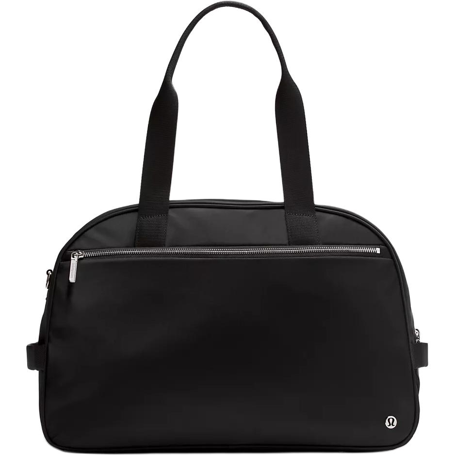 

Lululemon 28-литровая нейлоновая дорожная сумка унисекс черная, Black