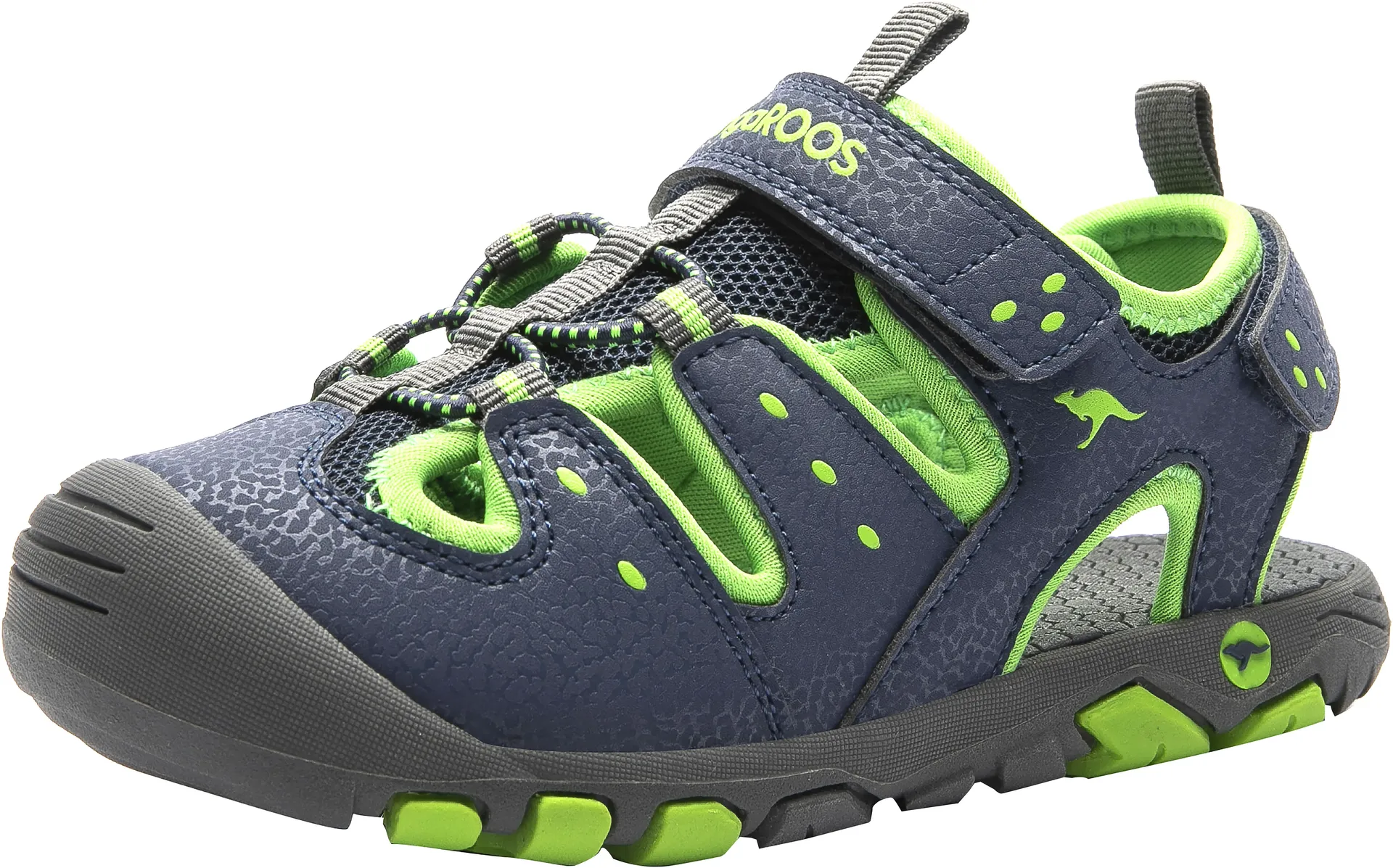 

Сандалии KangaROOS "K-Trek", с застежкой-липучкой, цвет Navy-Lime