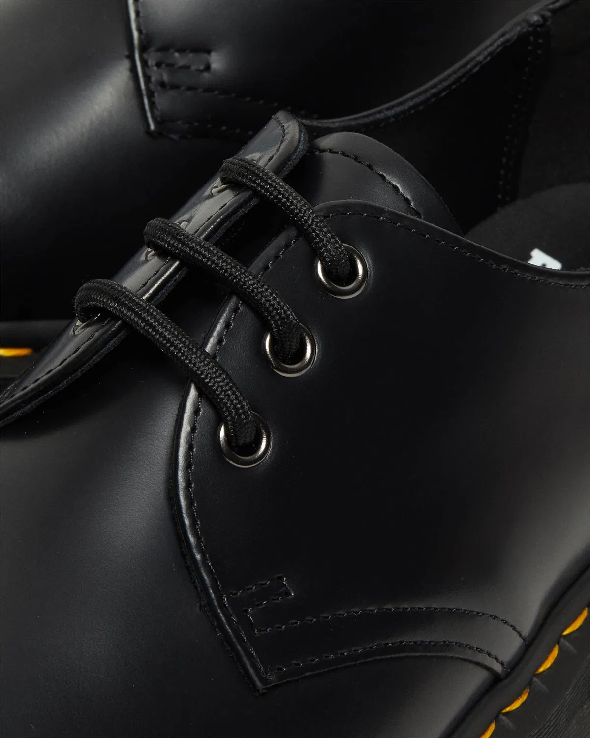 Мужские чёрные дерби Dr. Martens 1461 Quad — фото 2