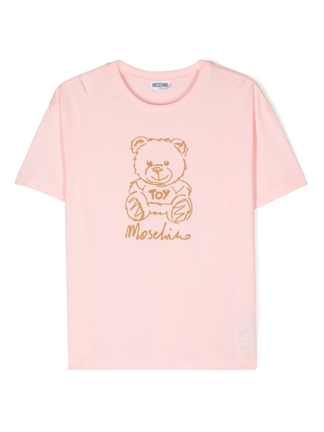 

Moschino Kids футболка с принтом Teddy Bear, розовый