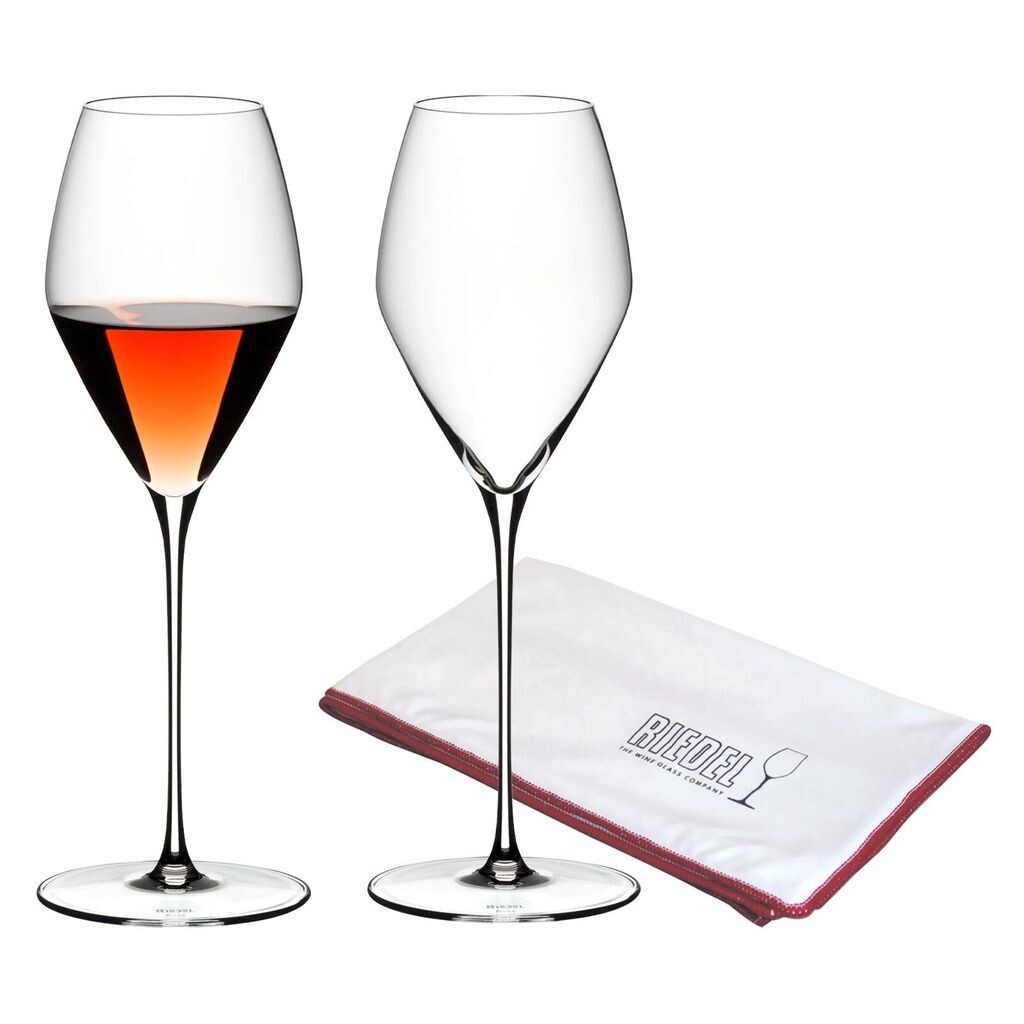 

Набор бокалов для вина Riedel VELOCE Rosé, 2 шт. + салфетка для полировки