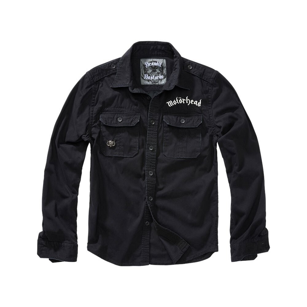 

Рубашка с длинным рукавом Brandit Motörhead Vintage, черный