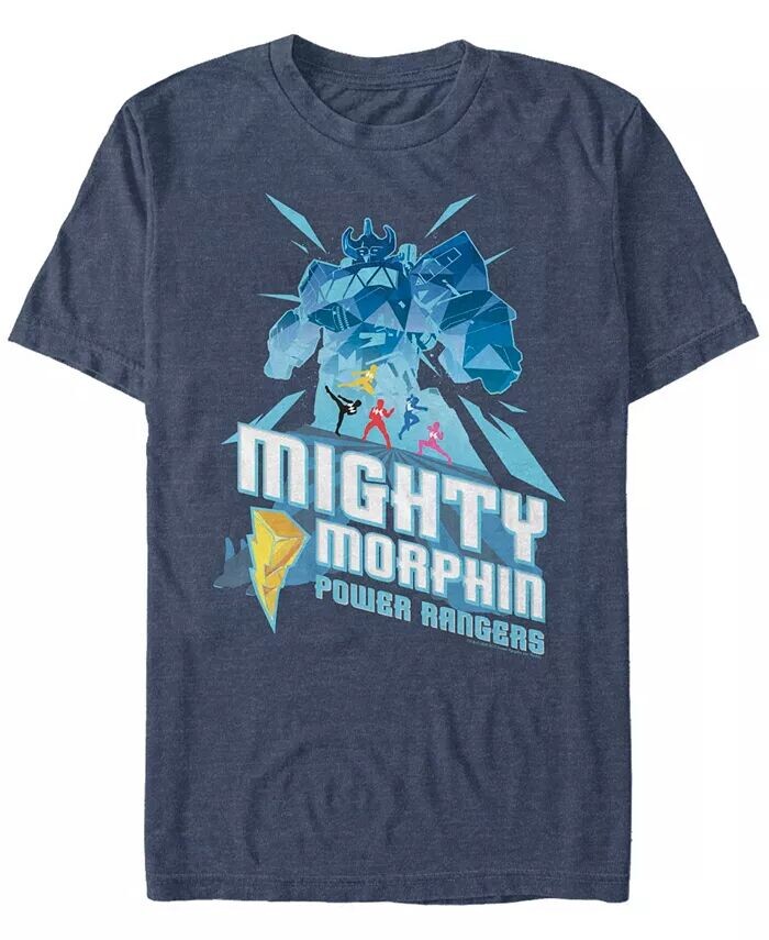 

Мужская футболка Mighty Morphin с коротким рукавом и круглым вырезом Fifth Sun, синий
