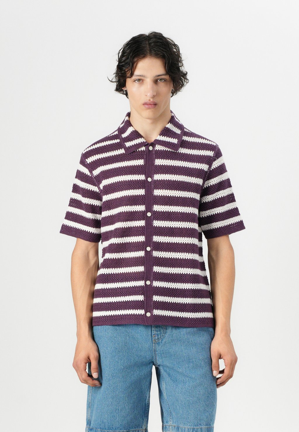 

Кардиган STRIPES RASCHEL SWOLO Abercrombie & Fitch, розовый