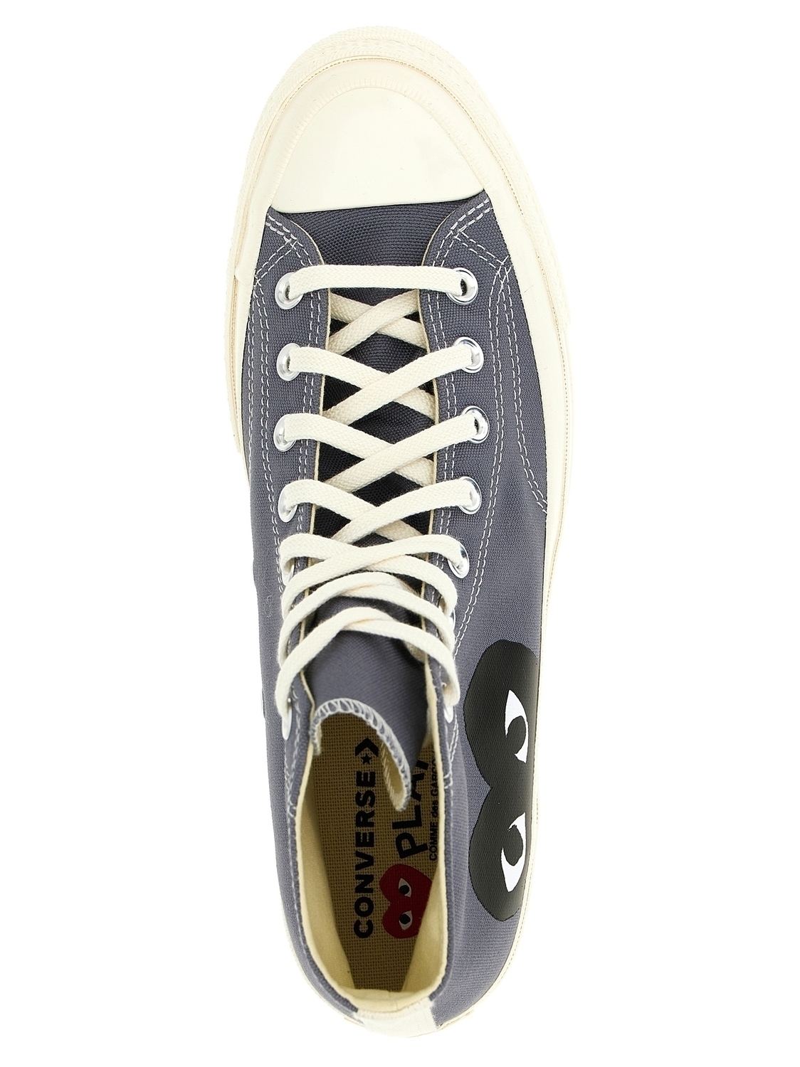 Кеды Converse x CommeDesGarçons PLAY 'Chuck 70' Comme Des Garçons Play, серый — фото 4
