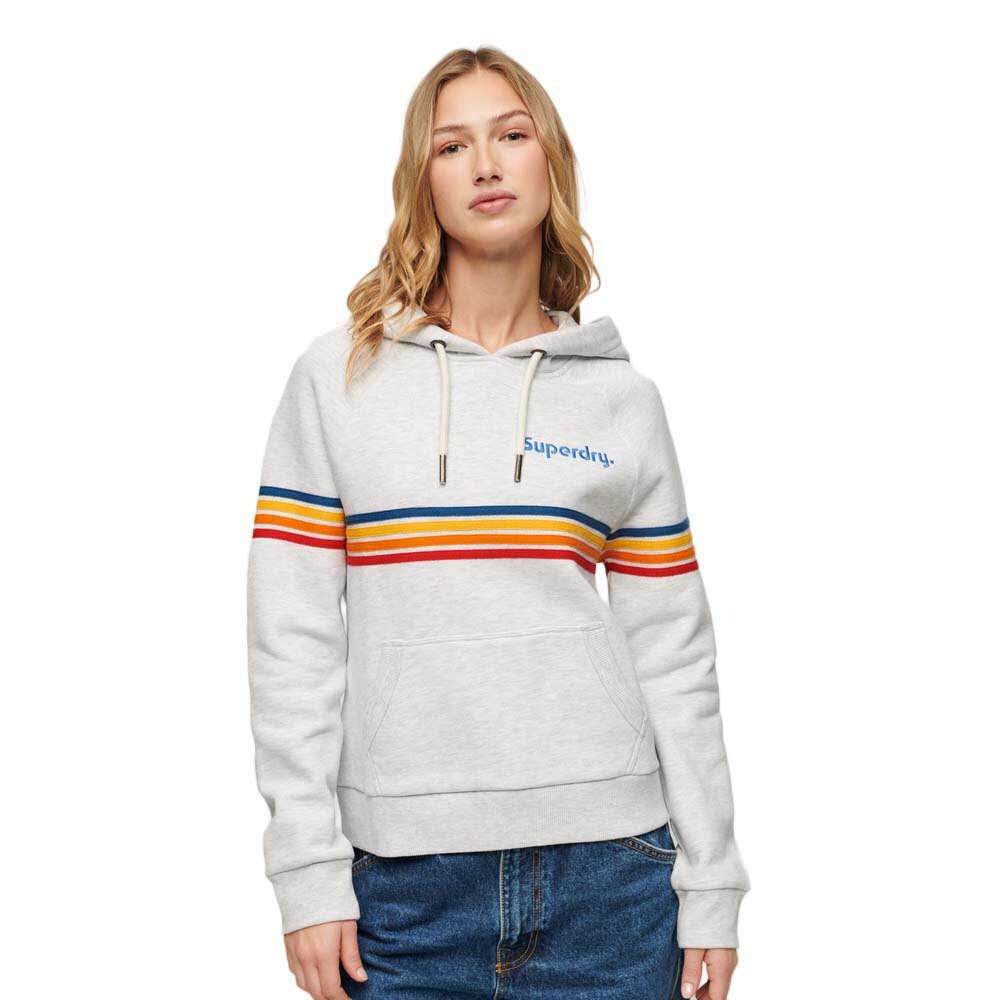 

Худи Superdry Rainbow Logo, серый