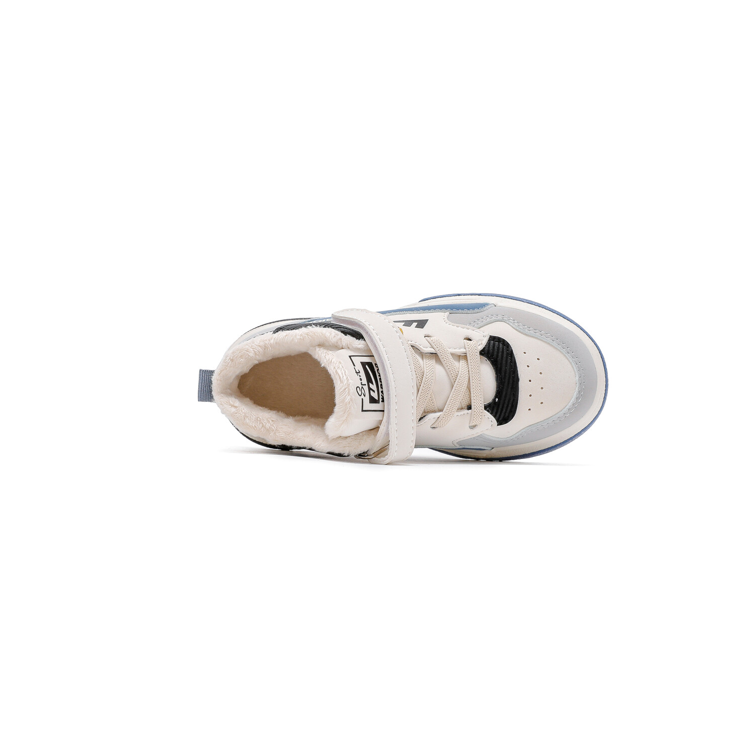 Кроссовки WARRIOR Kids Lifestyle Shoes Kids Mid-top, бежевый/синий — фото 4