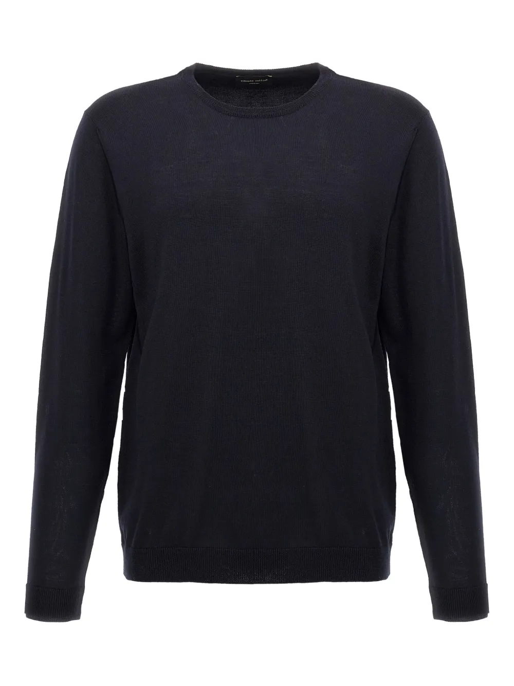 

Свитер из шерсти мериноса Roberto Collina, синий