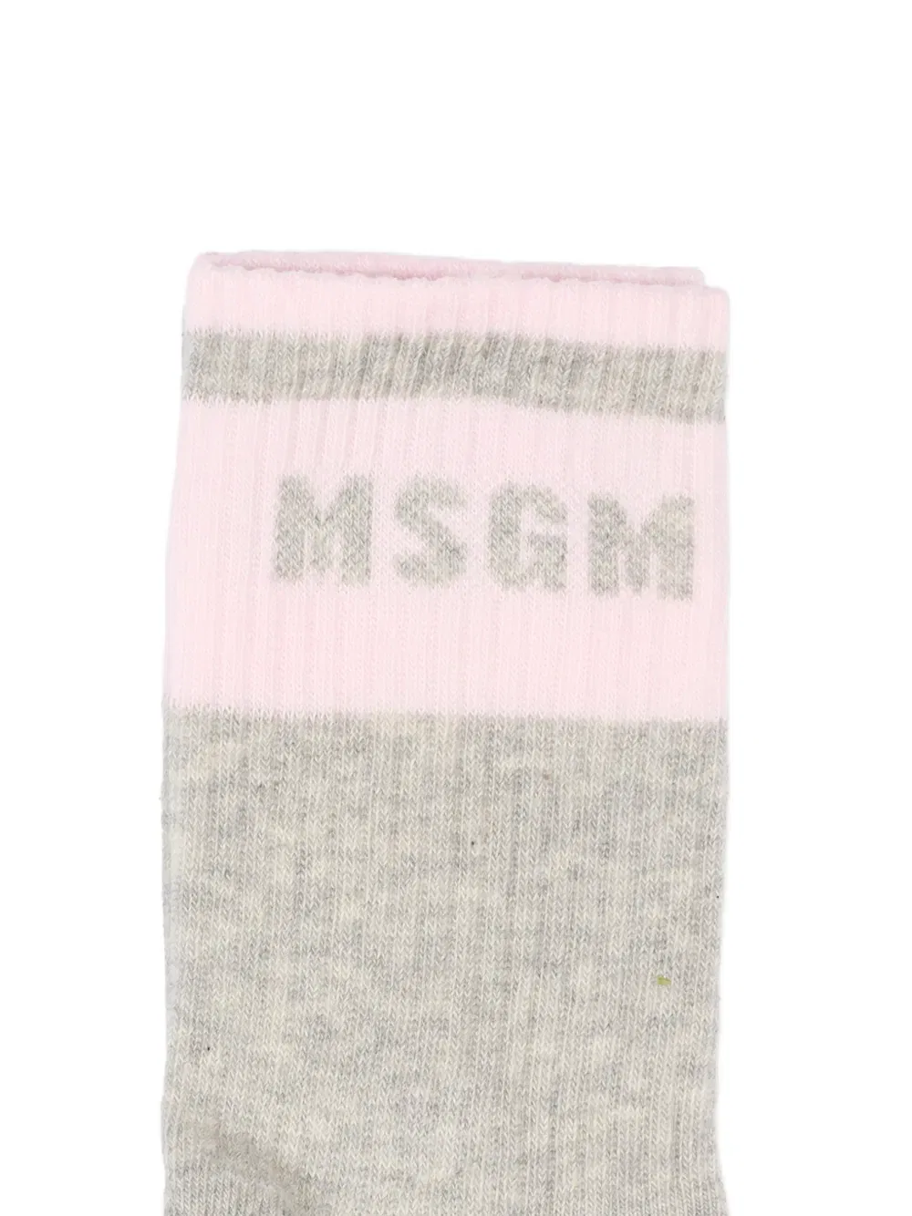 Носки с логотипом Msgm Kids, серый — фото 3