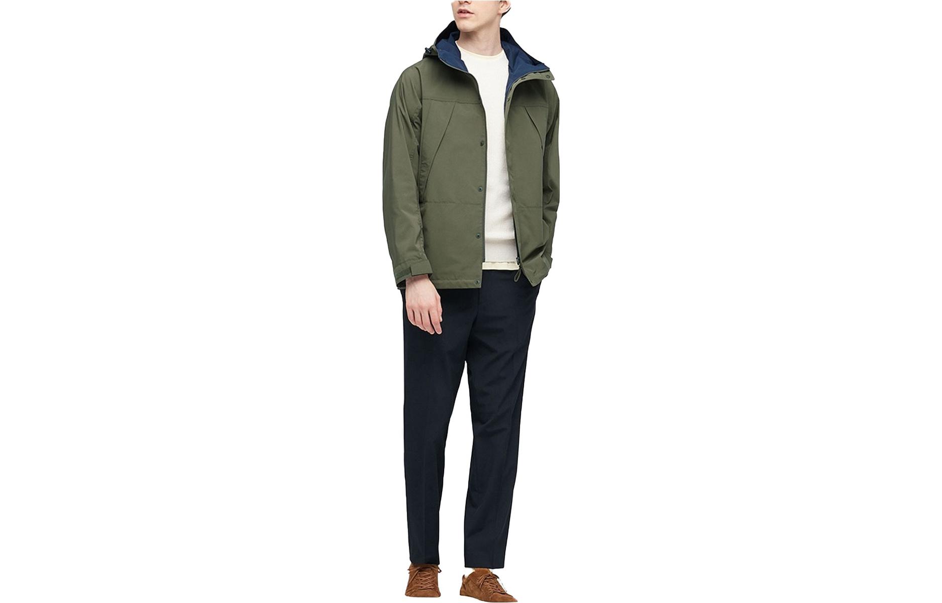 

UNIQLO Куртка мужская оливковая, Olive