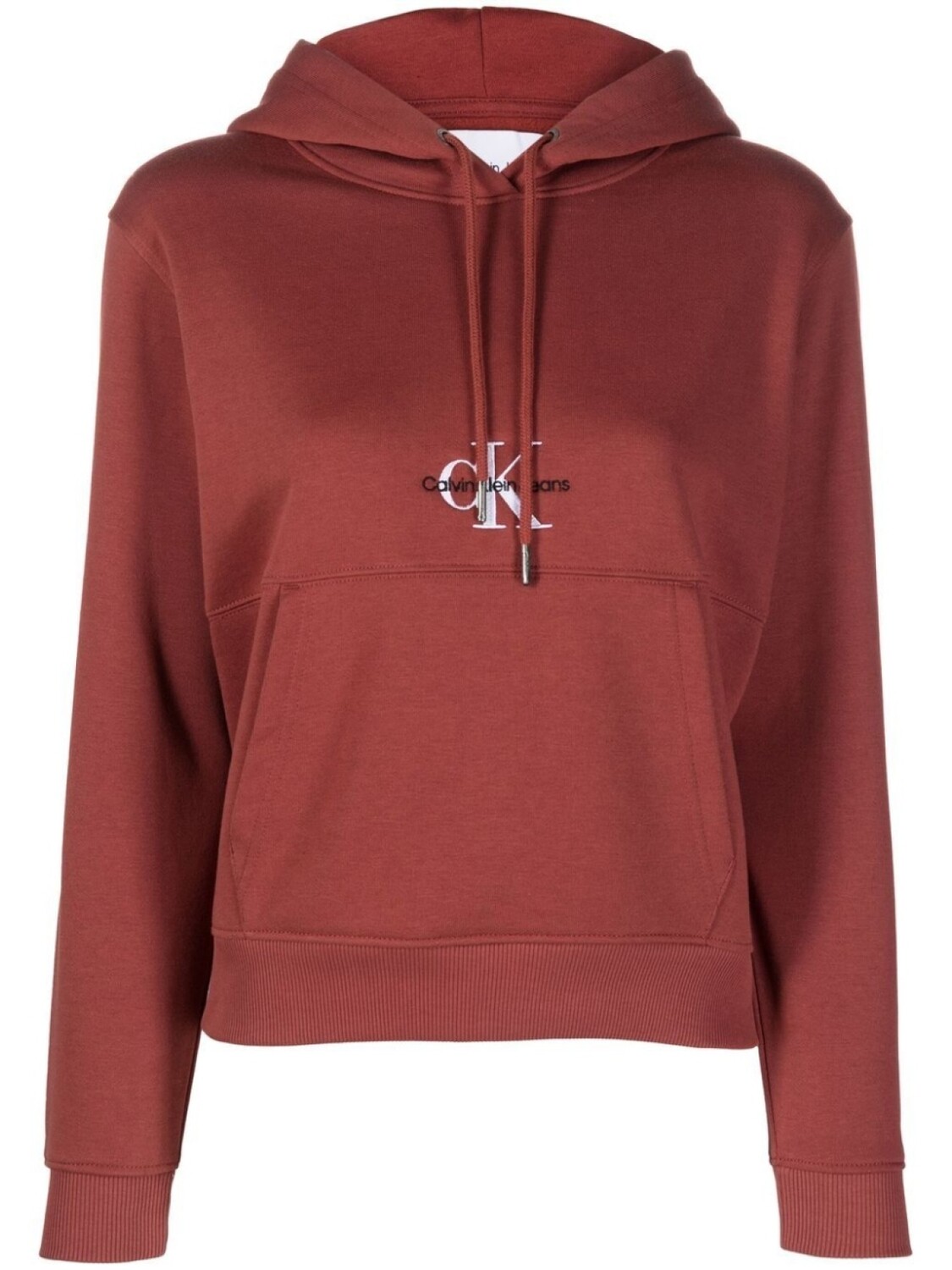 

Calvin Klein Jeans худи с кулиской и логотипом, коричневый