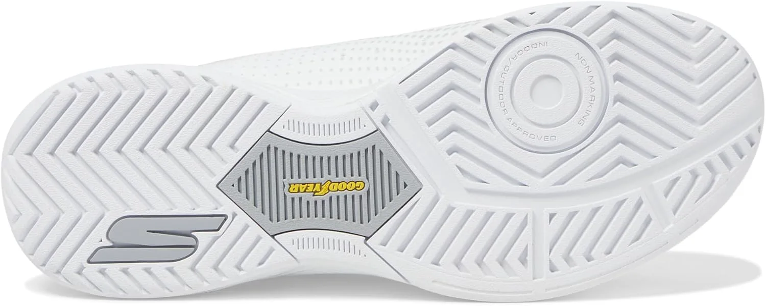 Мужские кроссовки Skechers Viper Court Reload с легким надеванием без рук, белый — фото 4