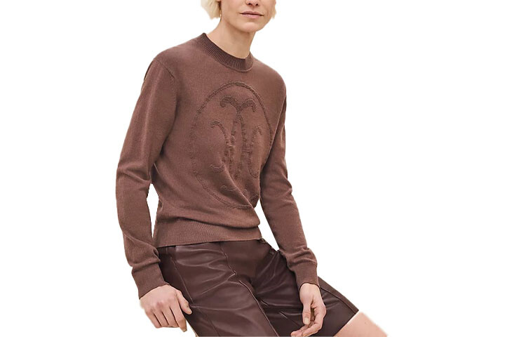 

Свитер женский коричневый Hermes