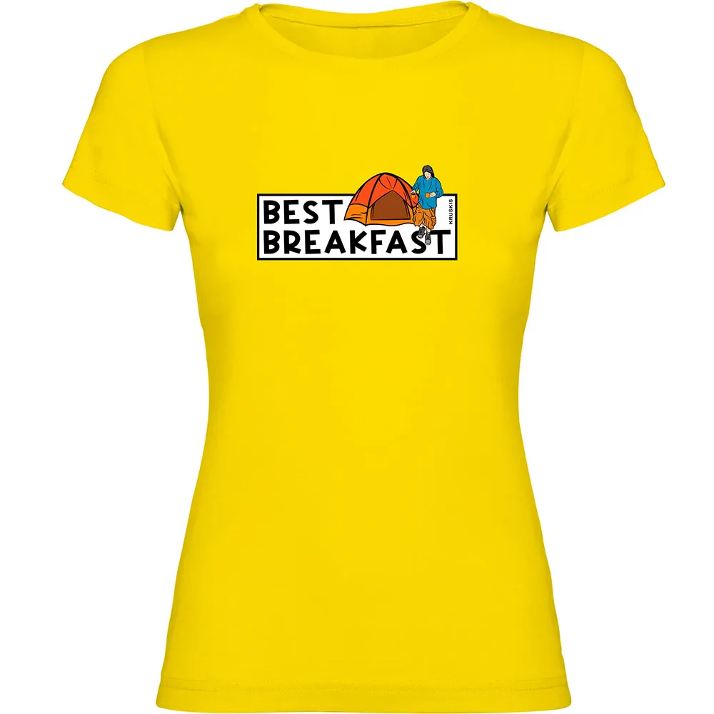 

Футболка с коротким рукавом Kruskis Best Breakfast, желтый