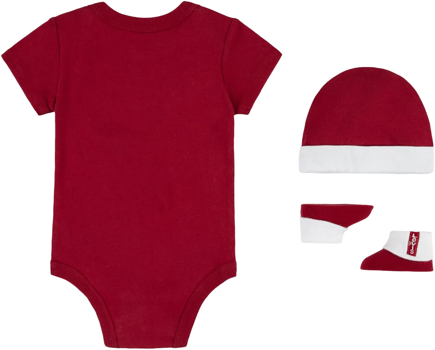 Levi's Kids Body "Подарочный набор для новорожденных" (набор из 3 предметов), BABY унисекс, красный — фото 4