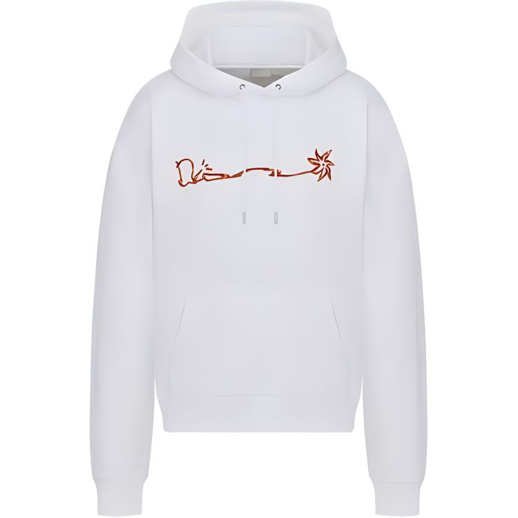 

Толстовка X Cactus Jack большого размера DIOR, белый
