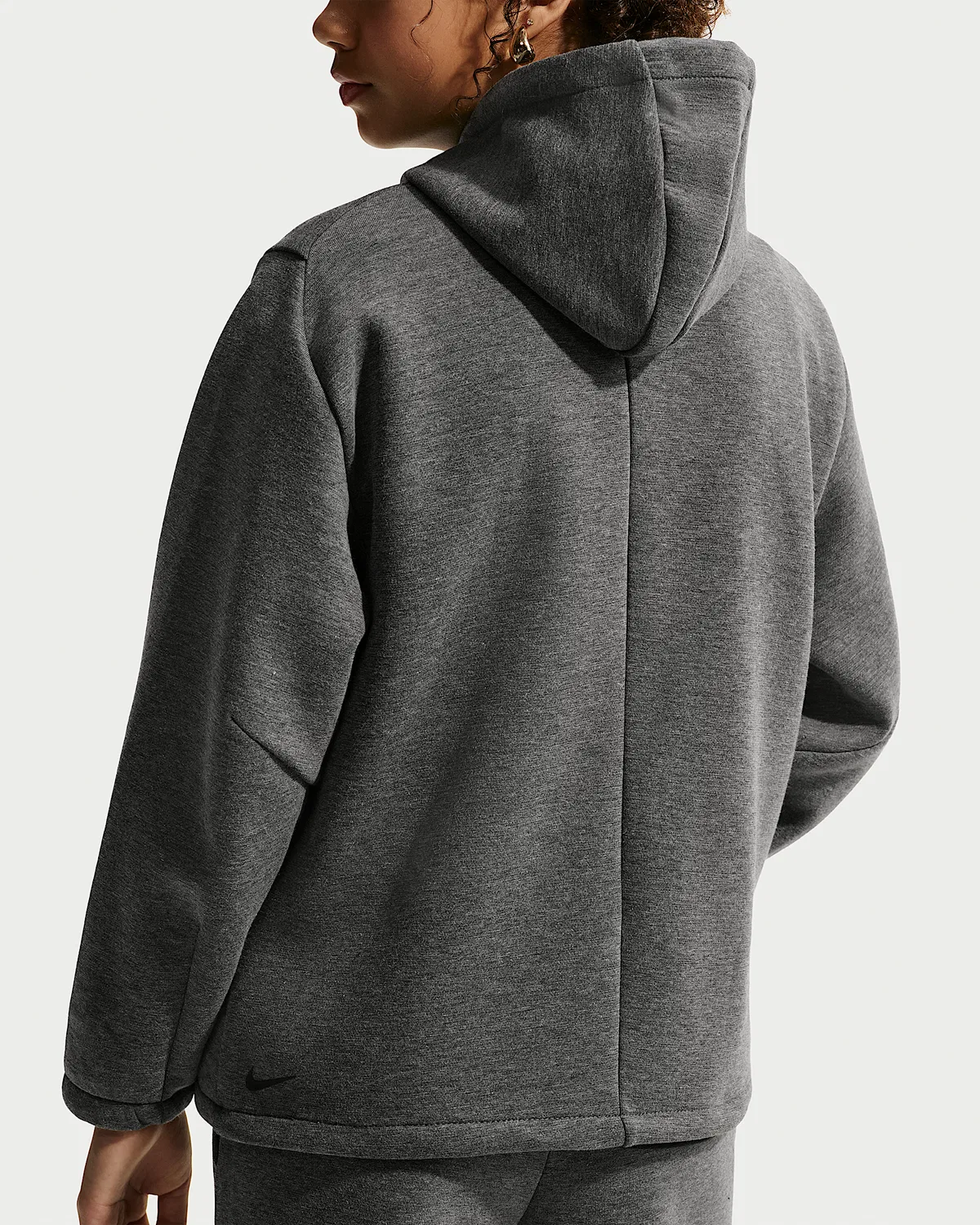 Детская баскетбольная худи Kobe Dri-FIT, Black Heather/Black — фото 2