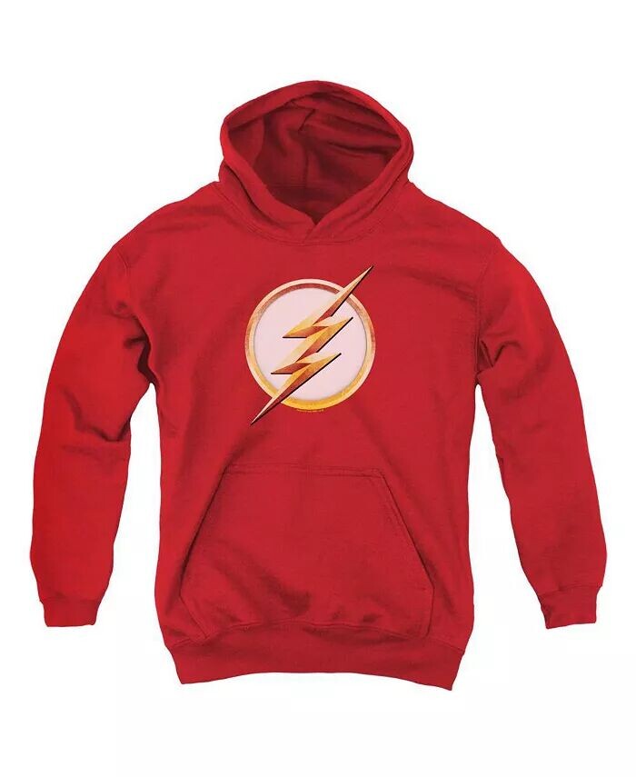 

Толстовка с капюшоном и логотипом для мальчиков, сезон 4 Flash, красный
