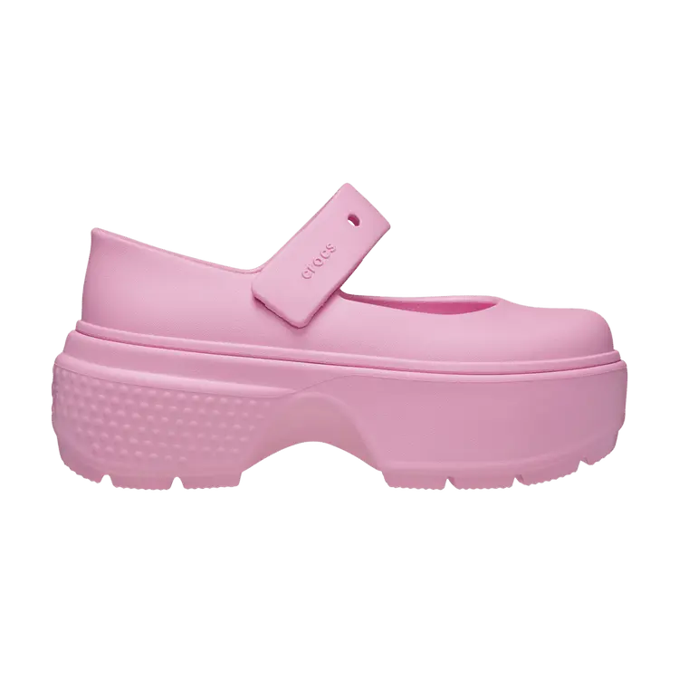 

Кроссовки Crocs Stomp Mary Jane Pink Tweed, розовый