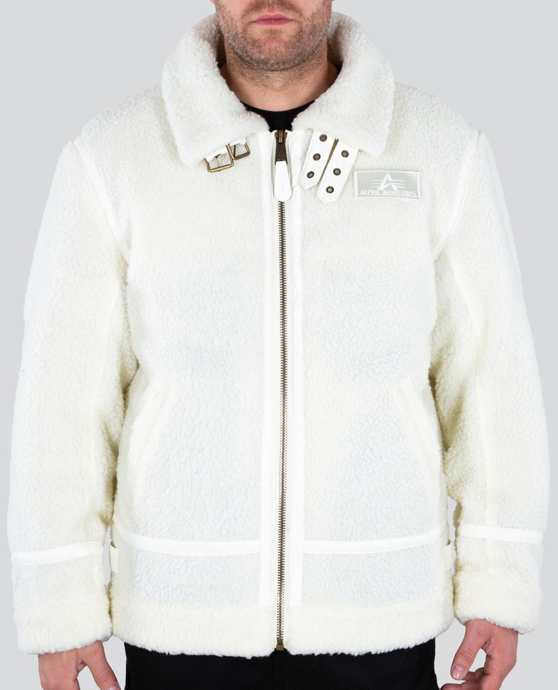 

Куртка Alpha Industries B3 Teddy Jacket, белый