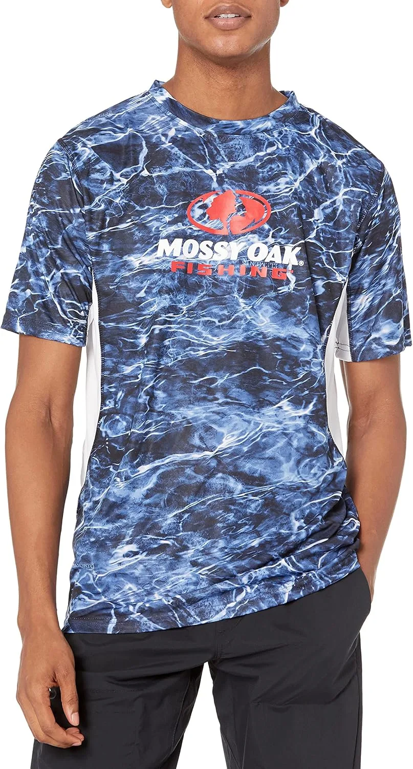 

Мужская футболка Mossy Oak с коротким рукавом в камуфляжном принте Staghorn