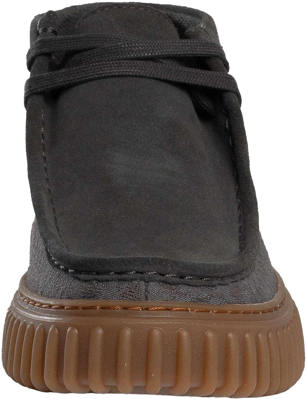 Ботинки Clarks Mr Torhill из серой кожи, серый — фото 4