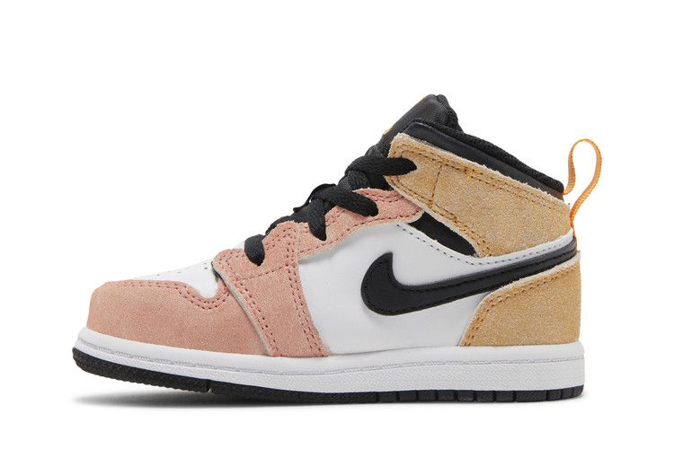 Кроссовки Air Jordan Air Jordan 1 Mid SE TD 'Flight Club', розовый — фото 4