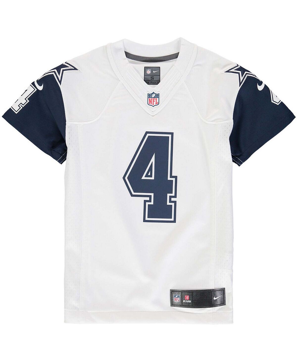 Джерси Big Boys Dak Prescott White Dallas Cowboys Color Rush Game Nike — фото 3