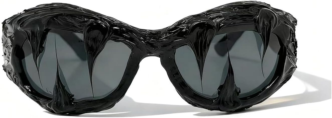 

Laureles Модные солнцезащитные очки большого размера в футуристическом стиле, облегающие фигуру, в стиле Y2K, для женщин и мужчин, спортивные солнцезащитные очки для женщин, C1