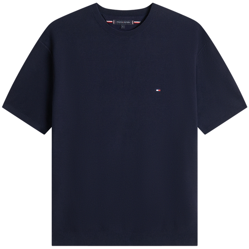 

Трикотажный свитер с круглым вырезом для мужчин Moderate Others Tommy Hilfiger, темно-синий dw5