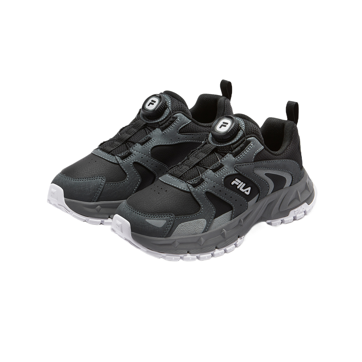 FILA KIDS Низкие кроссовки Performance FPH для активного отдыха black shadow gray детские — фото 4